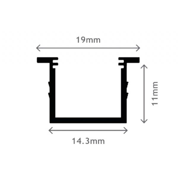 Yan ve Üst Sensörlü Led Aydınlatma (Dar)