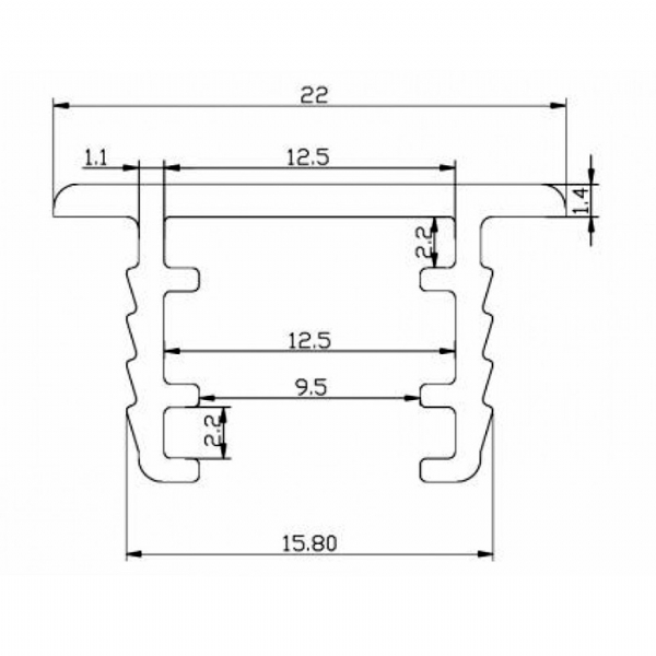 Dekoratif Alüminyum Aydınlatma - Twin Dokunmatik Aydınlatma